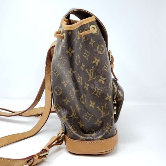 Auth Louis Vuitton Monogram Montsouris PM Backpack - Picture 5 of 16